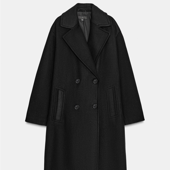 Zara women’s soft oversized coat - Picture 3 of 5